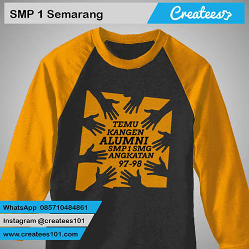 Kaos Reuni SMP 1 Semarang
