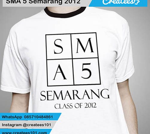 Kaos Reuni SMA 5 Semarang 2012