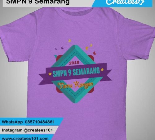 Kaos Reuni SMPN 9 Semarang