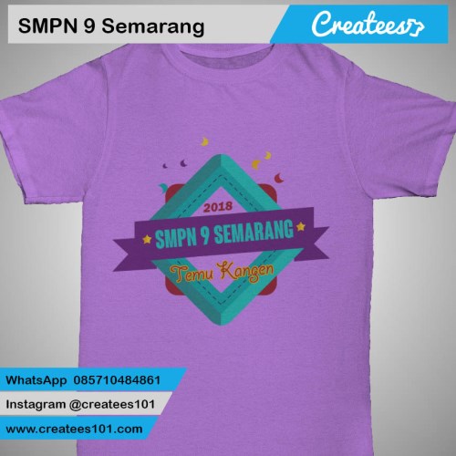 Kaos Reuni SMPN 9 Semarang